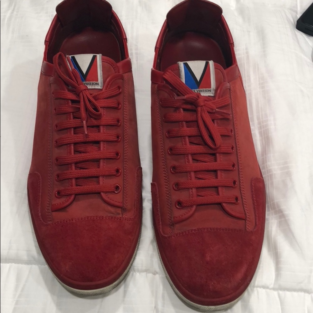 Louis Vuitton Red men’s sneakers